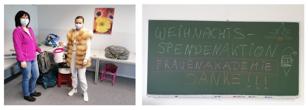 Frauenakademie Spende Kollage